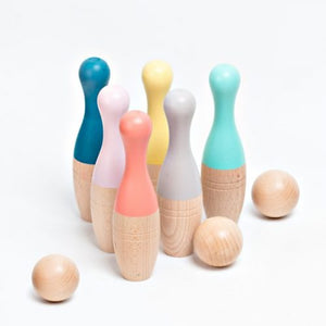 Wooden Bowling Pins - Where The Sidewalk Ends Toy Shop