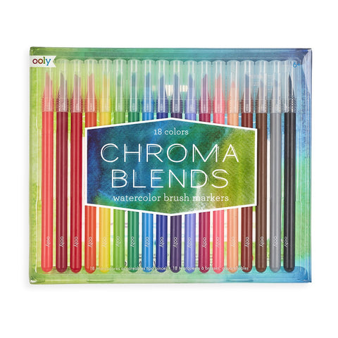 Chroma Blends Watercolor Brush Markers - Where The Sidewalk Ends Toy Shop