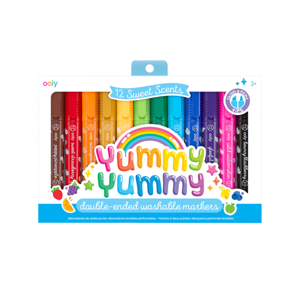 Yummy Yummy Scented Markers - Set of 12 - Where The Sidewalk Ends Toy Shop