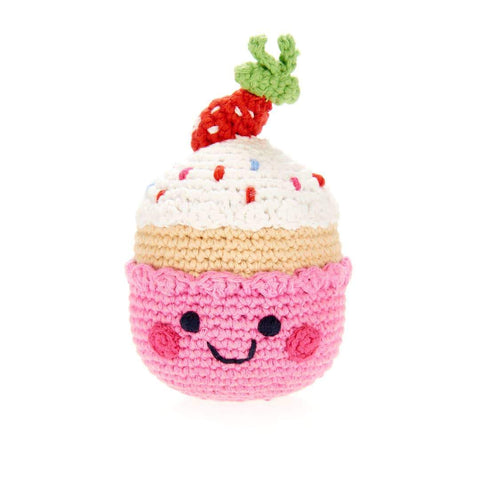Friendly Cupcake with Strawberry - Where The Sidewalk Ends Toy Shop