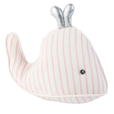 Whale Friend- Pink Stripe - Where The Sidewalk Ends Toy Shop