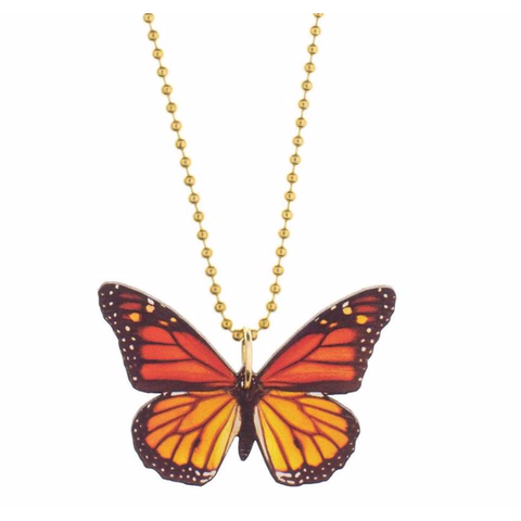 Monarch Butterfly Necklace - Where The Sidewalk Ends Toy Shop