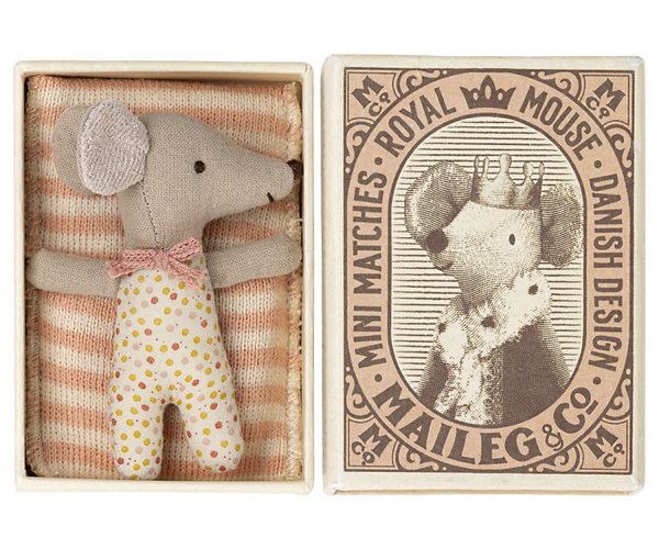 Sleepy Wakey, Baby Mouse - Rose - Where The Sidewalk Ends Toy Shop