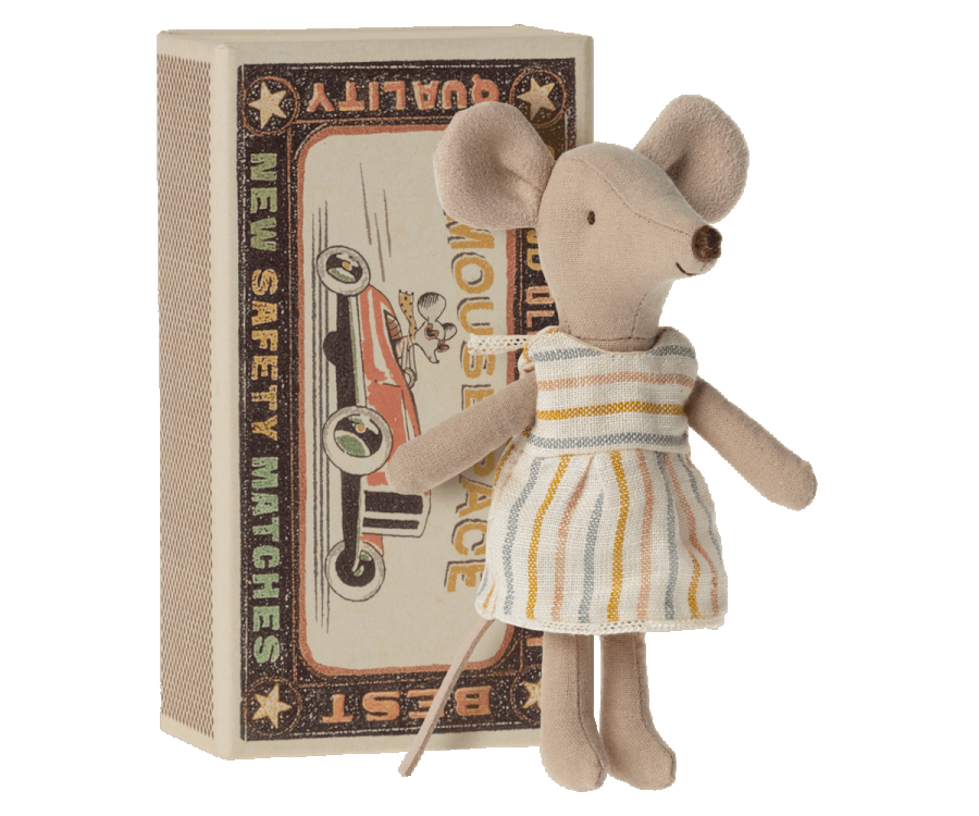 Big Sister Mouse in Matchbox - Where The Sidewalk Ends Toy Shop