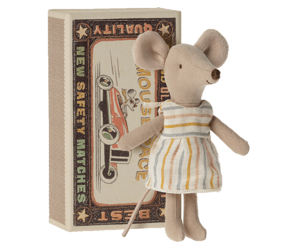 Big Sister Mouse in Matchbox - Where The Sidewalk Ends Toy Shop