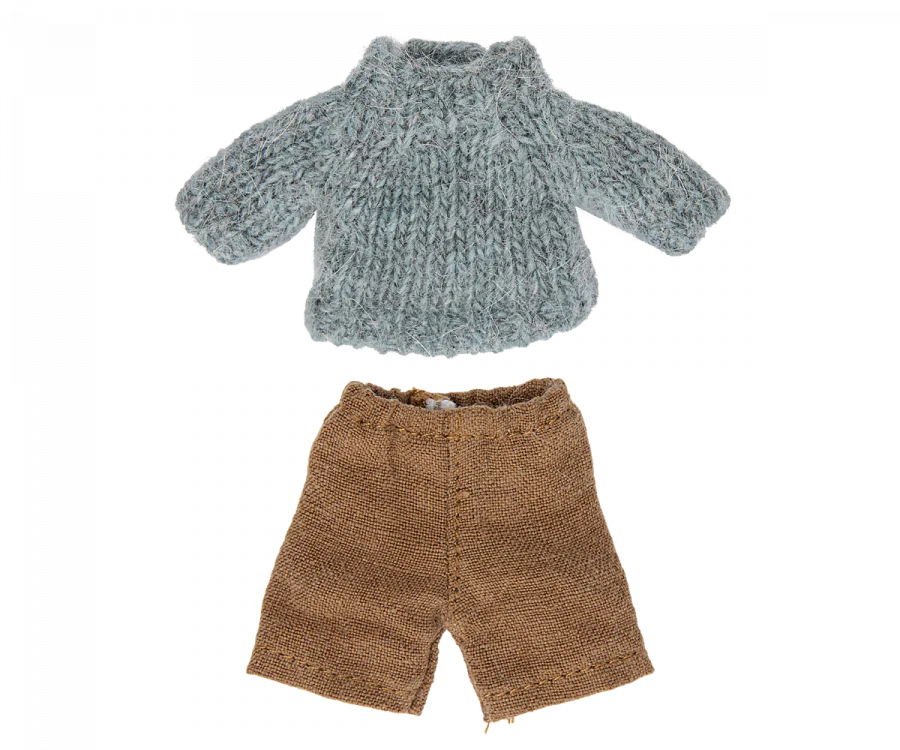 Knitted Sweater and Pants, Big Brother - Where The Sidewalk Ends Toy Shop