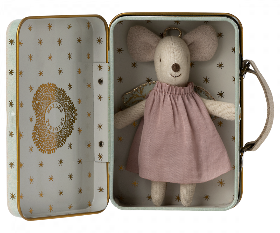 Angel Mouse in Suitcase - Where The Sidewalk Ends Toy Shop