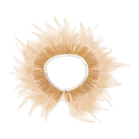 Peach Feather Capelet - Where The Sidewalk Ends Toy Shop