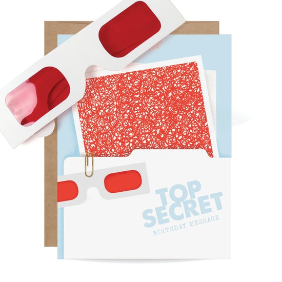 Secret File Decoder Card - Where The Sidewalk Ends Toy Shop