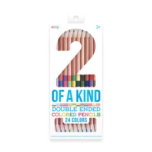 2 of a Kind Double Ended Colored Pencils - Where The Sidewalk Ends Toy Shop