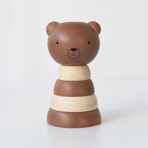 Wood Stacker - Bear - Where The Sidewalk Ends Toy Shop