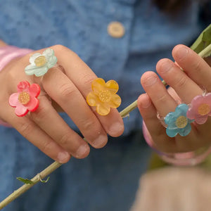 Flower Rings - Where The Sidewalk Ends Toy Shop