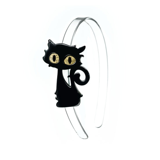 Lucky the Black Cat Headband - Where The Sidewalk Ends Toy Shop
