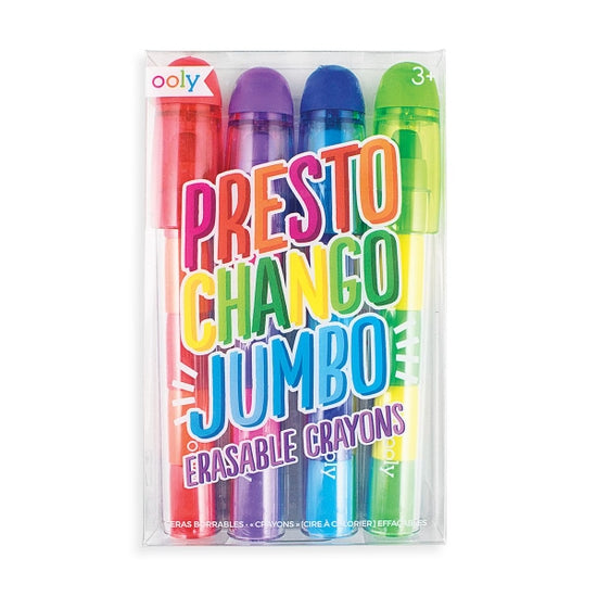 Presto Chango Jumbo Erasable Crayons - Where The Sidewalk Ends Toy Shop