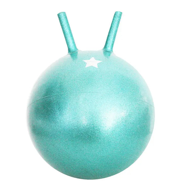 Glitter Green Jumping Ball - Where The Sidewalk Ends Toy Shop