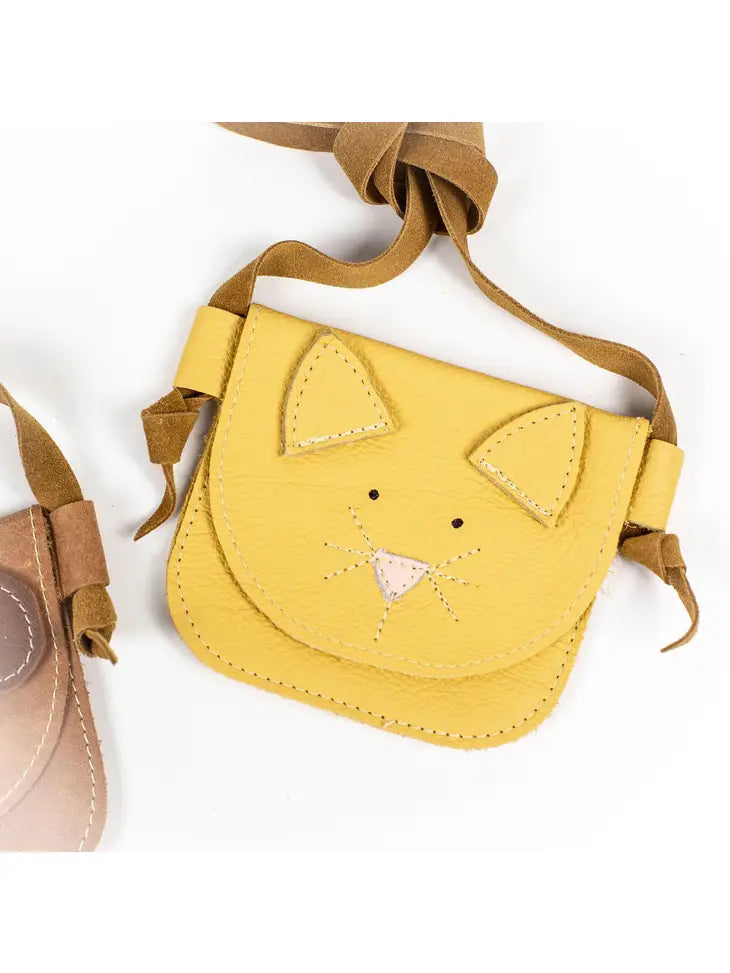 Kitty Critter Leather Purse Toddler & Kids - Where The Sidewalk Ends Toy Shop