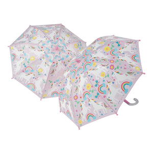 Colour Changing Umbrella - Rainbow Unicorn - Where The Sidewalk Ends Toy Shop