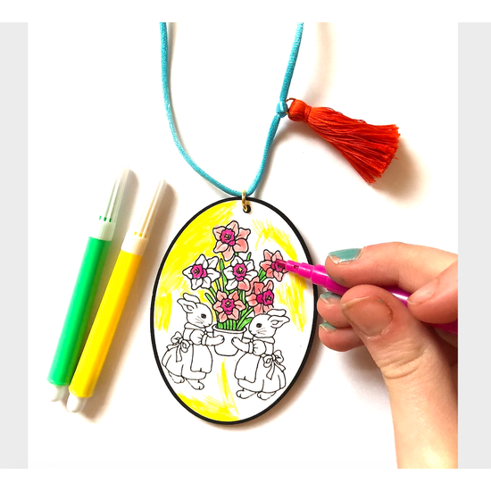 DIY Bunnies Necklace Kit - Where The Sidewalk Ends Toy Shop