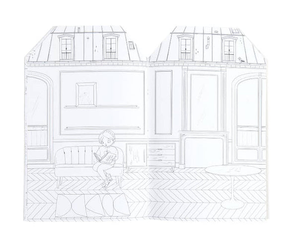 The Parisiennes Storybook Coloring and Stickers - Where The Sidewalk Ends Toy Shop