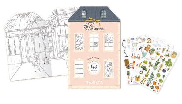 The Parisiennes Storybook Coloring and Stickers - Where The Sidewalk Ends Toy Shop