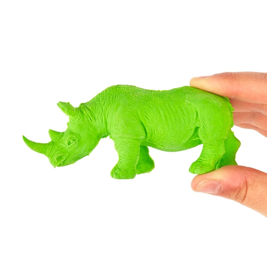 Eraser Zoo - Rhino 1PC - Where The Sidewalk Ends Toy Shop
