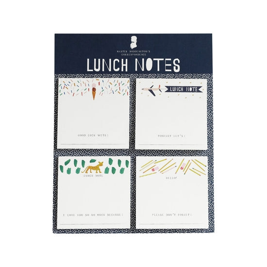 Lunch Notes - Set of 4 Notepads - Where The Sidewalk Ends Toy Shop