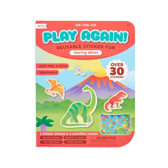 Play Again! Mini On-The-Go Activity Kit - Daring Dinos - Where The Sidewalk Ends Toy Shop