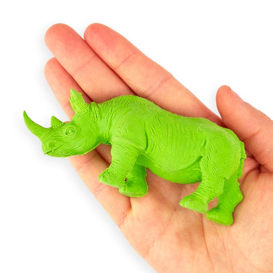 Eraser Zoo - Rhino 1PC - Where The Sidewalk Ends Toy Shop