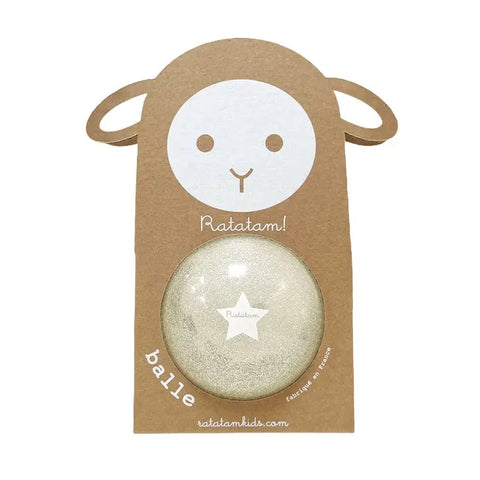 Small silver sheep glitter balloon 10 cm - Where The Sidewalk Ends Toy Shop