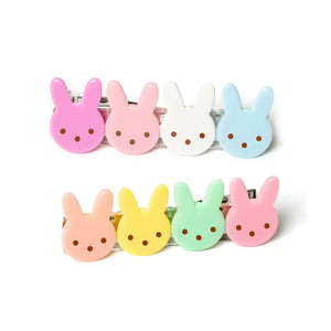 Cute Bunny Pastel Colors Alligator Clip - Where The Sidewalk Ends Toy Shop