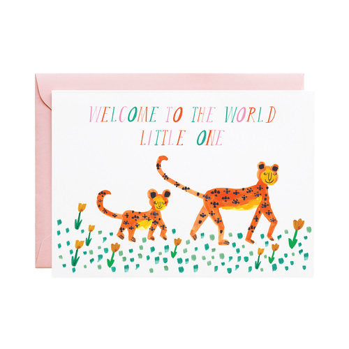 Mummy Leopard Baby Card - Where The Sidewalk Ends Toy Shop