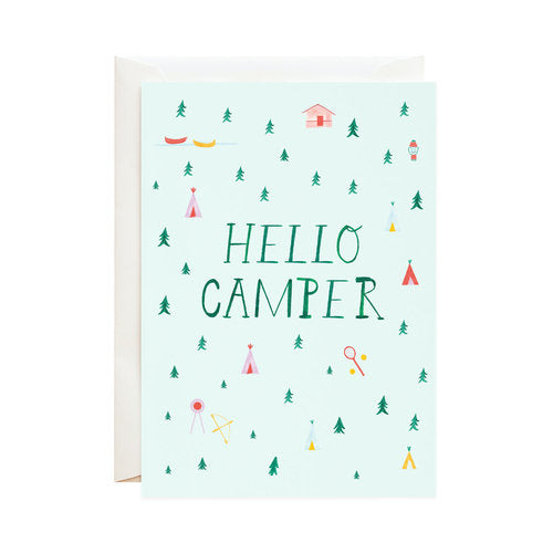 Hello Camper Card - Where The Sidewalk Ends Toy Shop