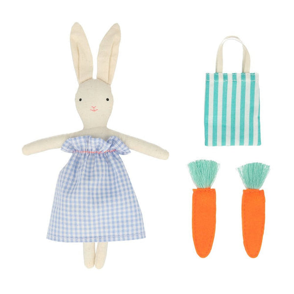 Bunny Mini Suitcase Doll - Where The Sidewalk Ends Toy Shop