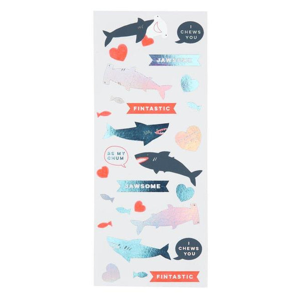 Shark Sticker Love Notes- 20% Off Valentine's Day Cards - Where The Sidewalk Ends Toy Shop