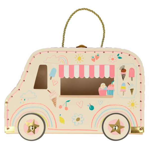 Ice Cream Van Bunny Mini Suitcase Doll - Where The Sidewalk Ends Toy Shop
