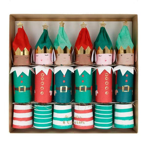 Elf Large Crackers (set of 6) - Where The Sidewalk Ends Toy Shop