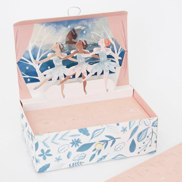 Winter Ballerina Charm Bracelet Advent Calendar Suitcase - Where The Sidewalk Ends Toy Shop