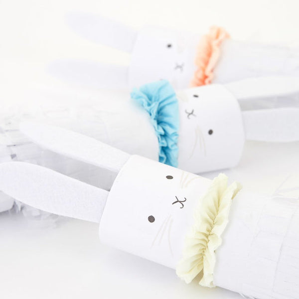 Fringed Bunny Crackers (set of 6) - Where The Sidewalk Ends Toy Shop