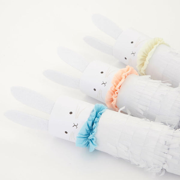 Fringed Bunny Crackers (set of 6) - Where The Sidewalk Ends Toy Shop