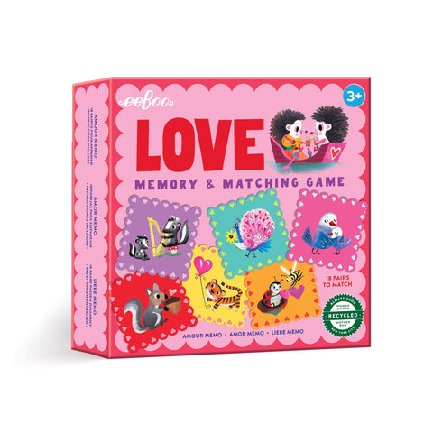 Love Little Square Memory Game - Where The Sidewalk Ends Toy Shop