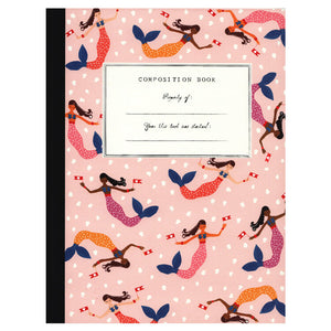 Composition Book - Mermaids on Parade - Where The Sidewalk Ends Toy Shop