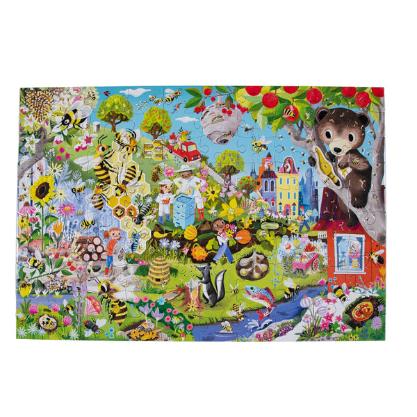 Love of Bees 100 Piece Puzzle - Where The Sidewalk Ends Toy Shop