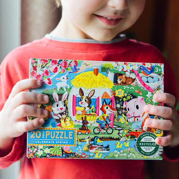 Celebrate Spring 20 Piece Puzzle - Where The Sidewalk Ends Toy Shop