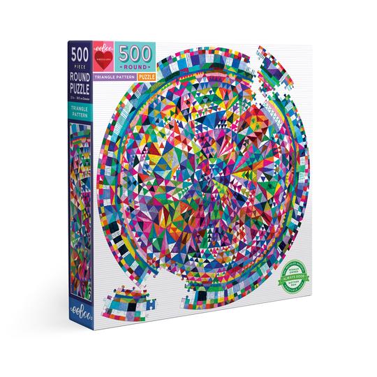 Triangle Pattern 500 Piece Puzzle - Where The Sidewalk Ends Toy Shop