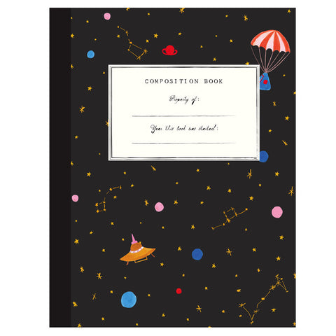 Composition Book - Outer Space - Where The Sidewalk Ends Toy Shop