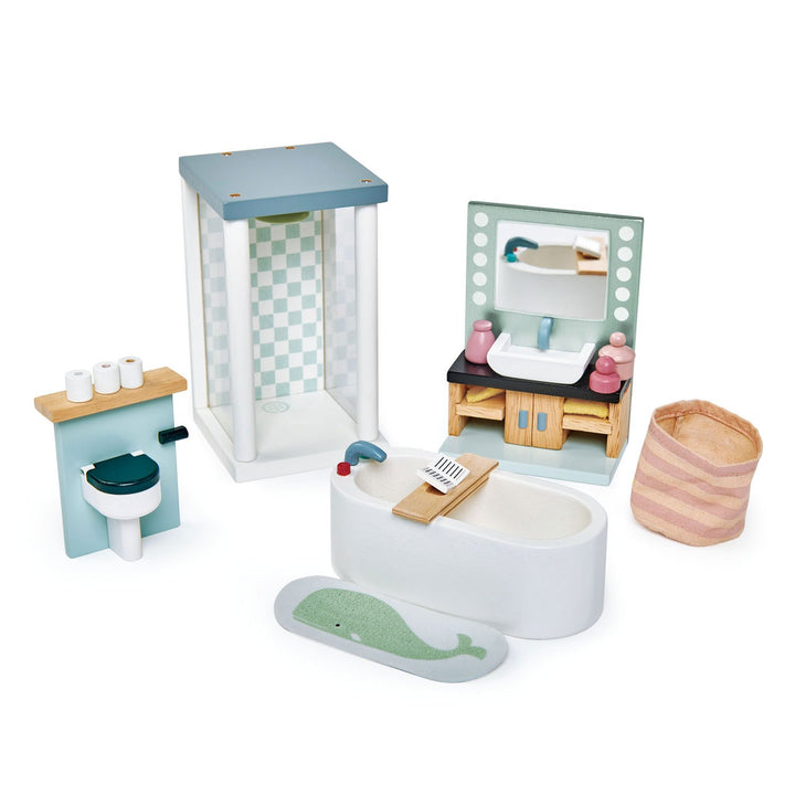 Dolls House Bathroom Furniture - Where The Sidewalk Ends Toy Shop