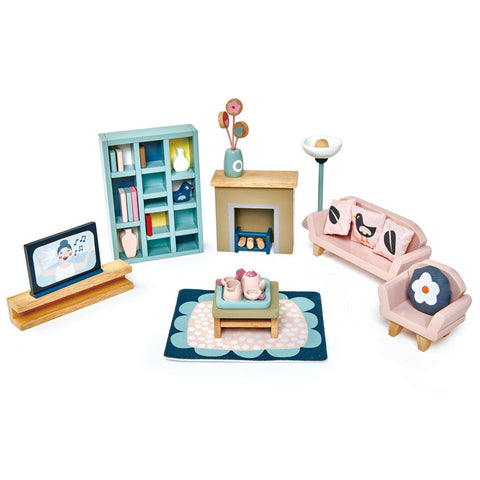 Dolls House Sitting Room Furniture - Where The Sidewalk Ends Toy Shop