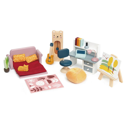 Dolls House Study Furniture - Where The Sidewalk Ends Toy Shop