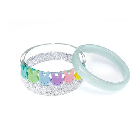 Bunny Pastel Bangles (set of 3) - Where The Sidewalk Ends Toy Shop