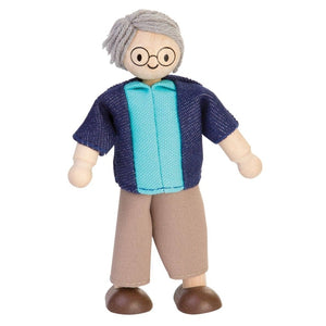 Adult Doll With Grey Hair - Where The Sidewalk Ends Toy Shop